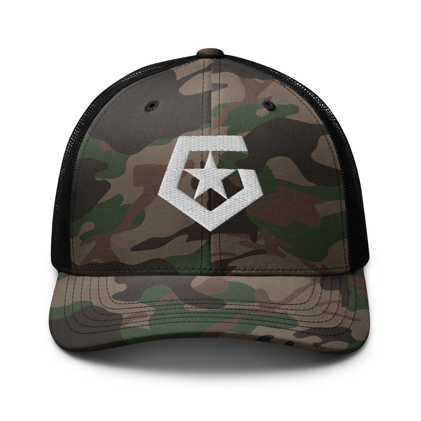 GENERAL STAR CAMO TRUCKER HAT - The Official General Booty Shop