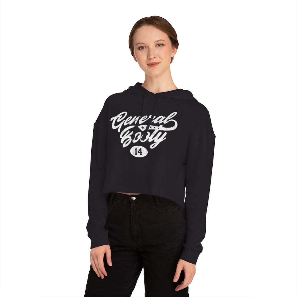 GENERAL SCRIPT WOMEN'S CROPPED HOODIE - The General Booty Official Shop by More Than Just A Name | MTJN