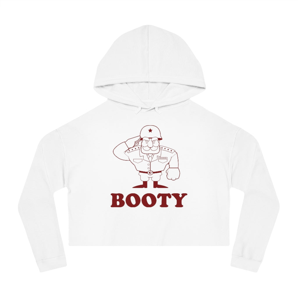 CARTOON GENERAL WOMEN'S CROPPED HOODIE - The General Booty Official Shop by More Than Just A Name | MTJN