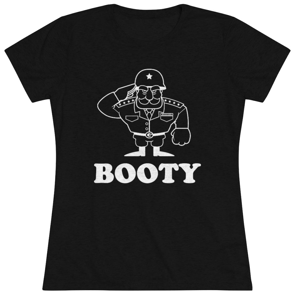 CARTOON GENERAL WOMEN'S TRIBLEND TEE - The General Booty Official Shop by More Than Just A Name | MTJN