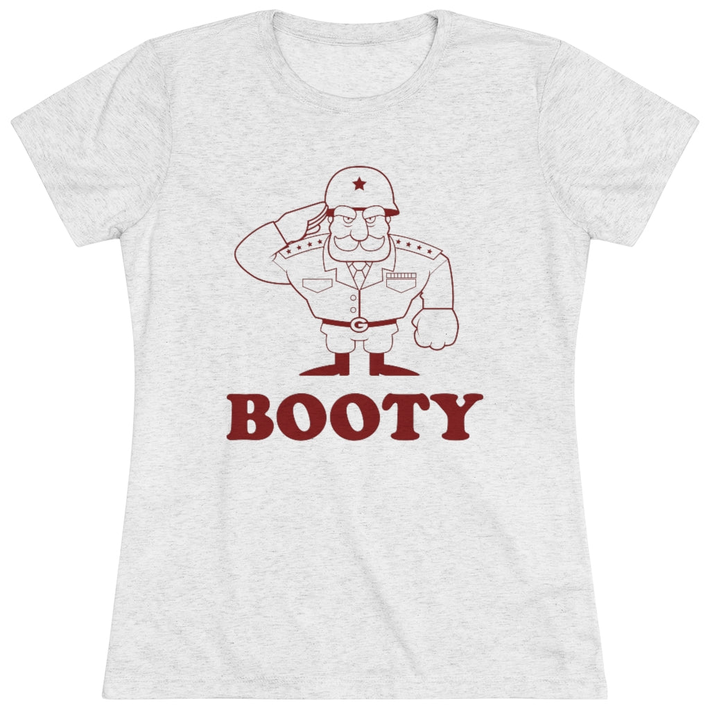 CARTOON GENERAL WOMEN'S TRIBLEND TEE - The General Booty Official Shop by More Than Just A Name | MTJN