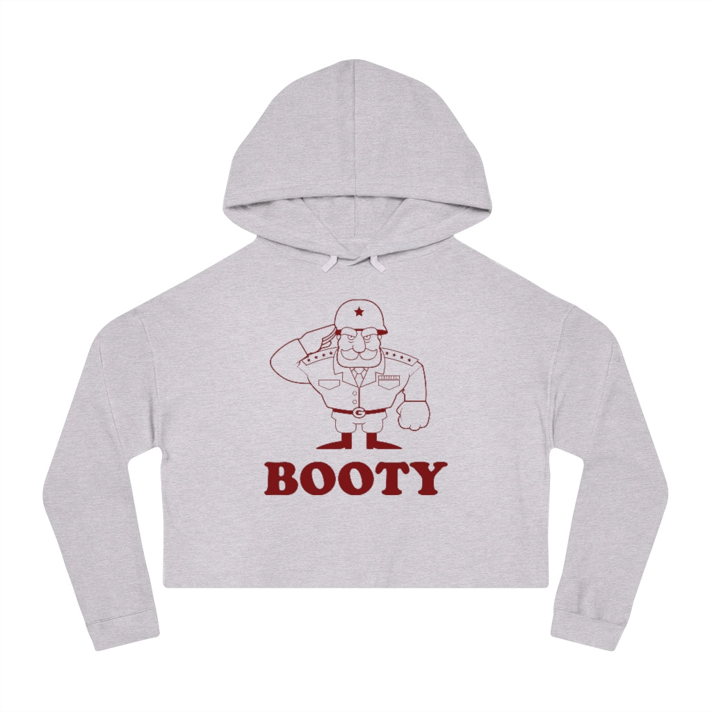 CARTOON GENERAL WOMEN'S CROPPED HOODIE - The General Booty Official Shop by More Than Just A Name | MTJN