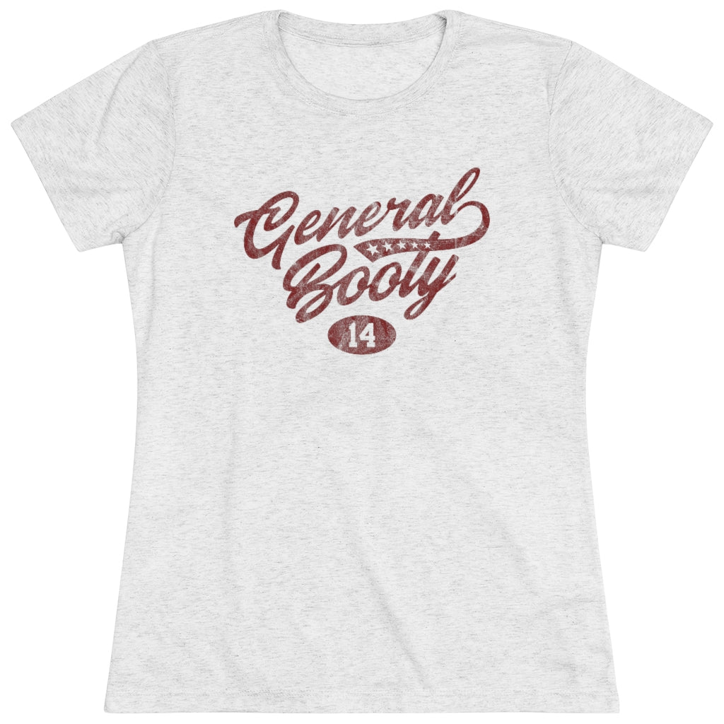 GENERAL SCRIPT WOMEN'S TRIBLEND TEE - The General Booty Official Shop by More Than Just A Name | MTJN