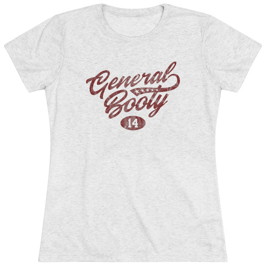 GENERAL SCRIPT WOMEN'S TRIBLEND TEE - The General Booty Official Shop by More Than Just A Name | MTJN