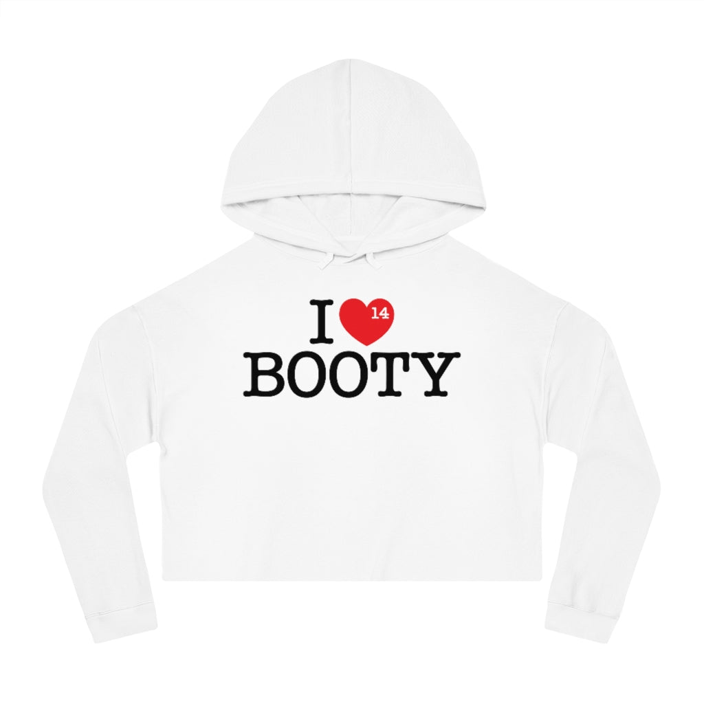 I LOVE BOOTY WOMEN'S CROPPED HOODIE - The General Booty Official Shop by More Than Just A Name | MTJN