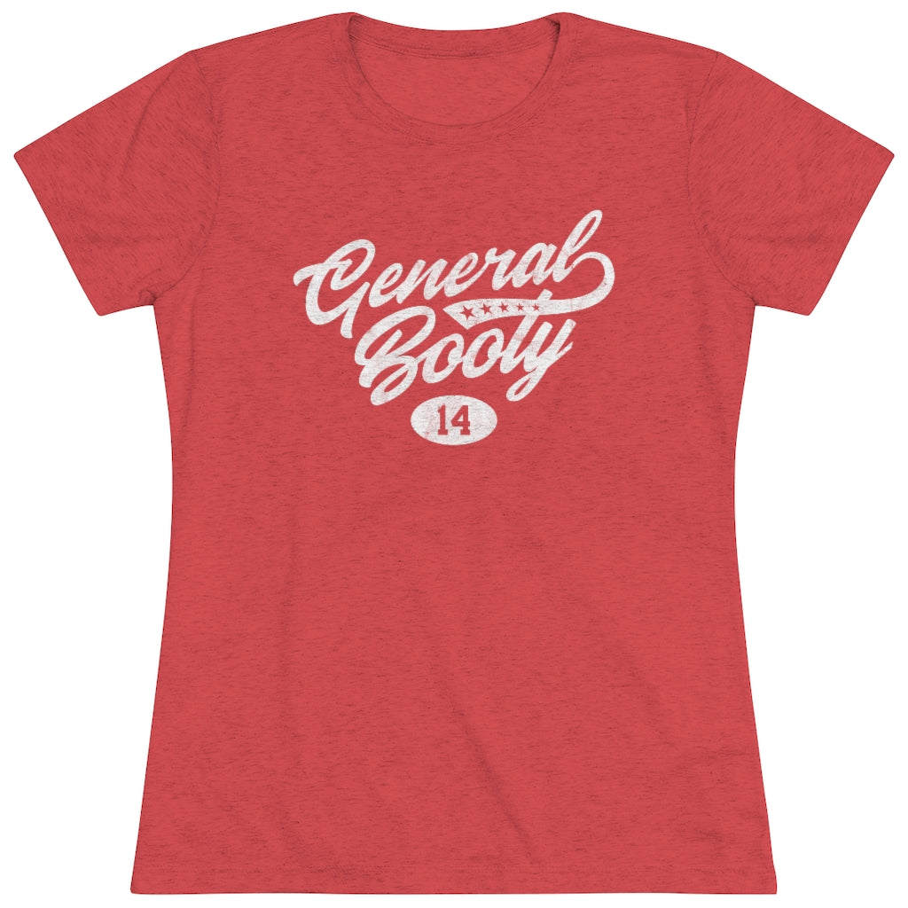 GENERAL SCRIPT WOMEN'S TRIBLEND TEE - The General Booty Official Shop by More Than Just A Name | MTJN