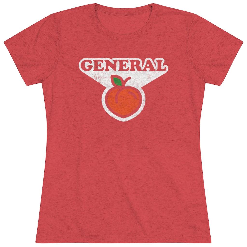 GENERAL "PEACH" WOMEN'S TRIBLEND TEE - The General Booty Official Shop by More Than Just A Name | MTJN